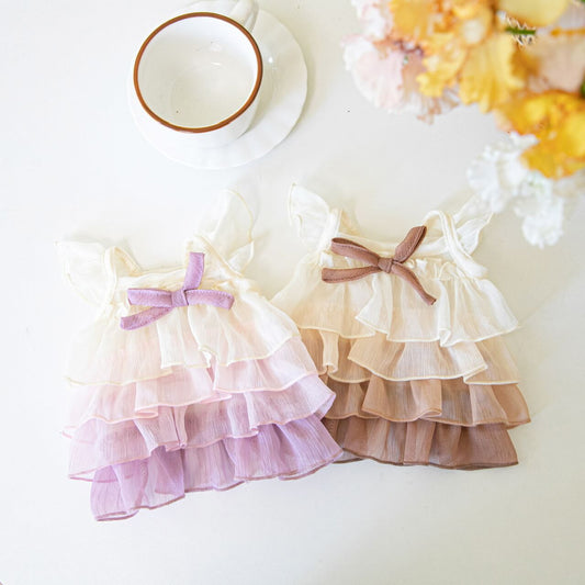 Spring-Summer Pet Bowknot Skirt
