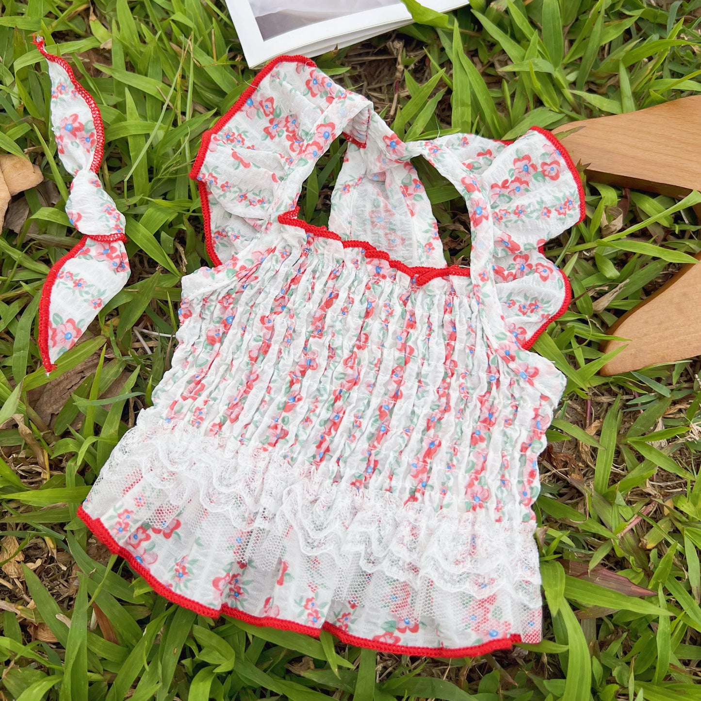 Red Floral Dress