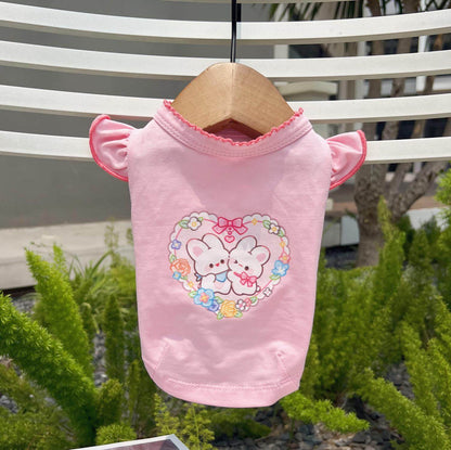 Pet Dog T-Shirt For Spring And Summer Is An Ultra-Thin